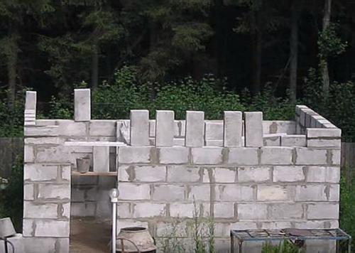 Сколько стоит построить баню из блоков. Постройка стен бани