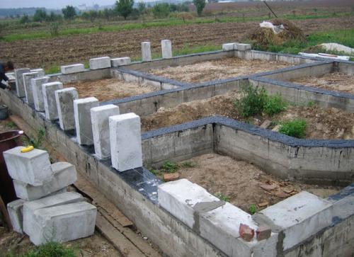 Сколько стоит построить баню из блоков. Постройка стен бани