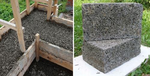 Строю баню из арболита. Строительство бани из монолитного арболита