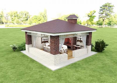 Можно ли строить беседку вплотную к забору. Общие требования к беседке для барбекю