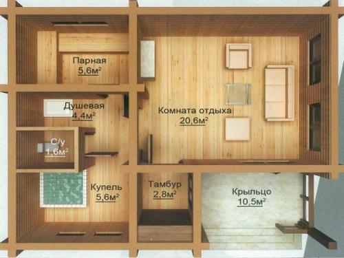 Построить баню из бруса. Строим баню из бруса самостоятельно