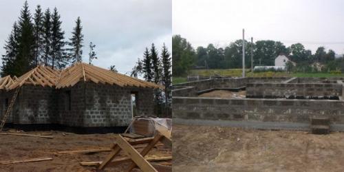 Дом из арболита на винтовых сваях. Какой нужен фундамент под дом из арболитовых блоков