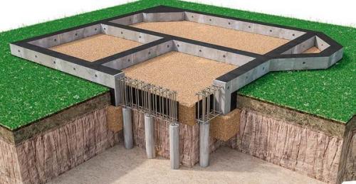 Свайный фундамент для дома из газобетона. Свайно-ростверковый фундамент для дома из газобетона 06 Свайный фундамент для дома из газобетона. Свайно-ростверковый фундамент для дома из газобетона 06