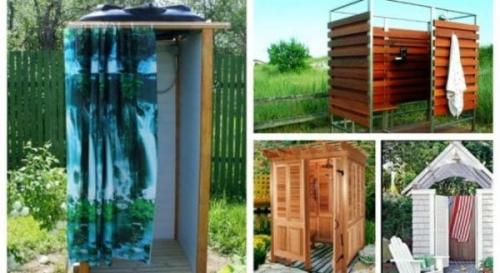 Летний душ своими руками из металла. Основные этапы монтажа летних душевых и часто используемые материалы