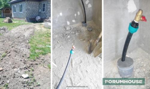 Этапы строительства дома после коробки. Коммуникации