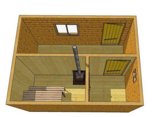 Каркасная баня 3 на 4 своими руками. Как построить баню 3х4 дешево – по шагам
