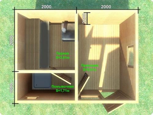 Каркасная баня 3 на 4 своими руками. Как построить баню 3х4 дешево – по шагам