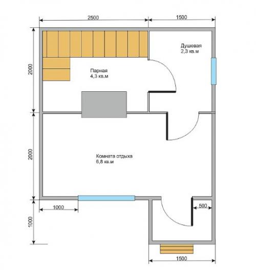 Каркасная баня 3 н.  Каркасная баня 3х4 своими руками: Проекты с Фото