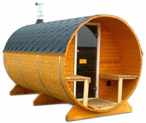 Баня в бочке. Варианты конструкции