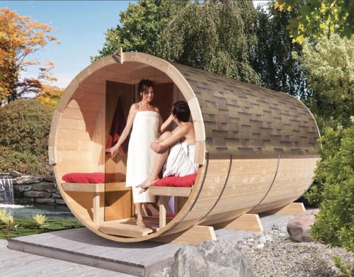 Баня в бочке. Варианты конструкции