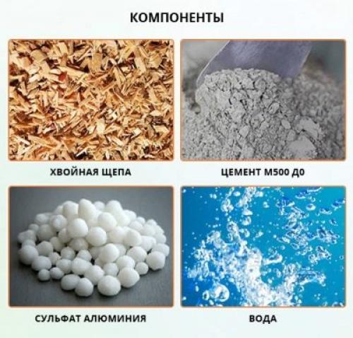 Арболитовые блоки характеристики и свойства. Свойства, достоинства и недостатки 10