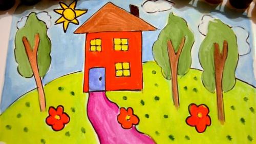 Как нарисовать эскиз дома. Как нарисовать дом: алгоритм создания рисунка с фото и подробным описанием каждого этапа работы