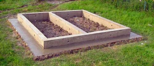 Какой фундамент под баню. Выбор фундамента для бани.