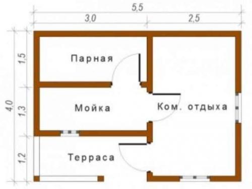 Как построить дешевую баню на даче своими руками. Особенности 01