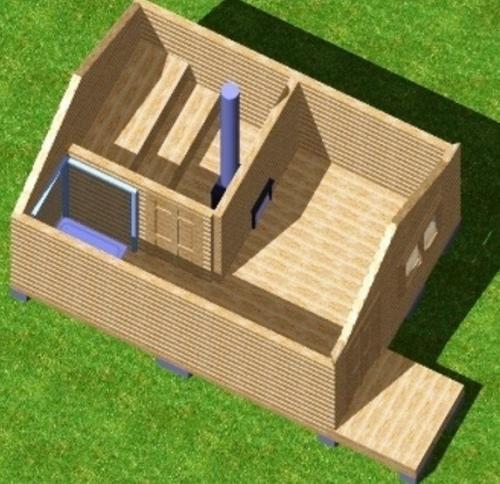 Маленькая баня своими руками. Баня на даче: проекты