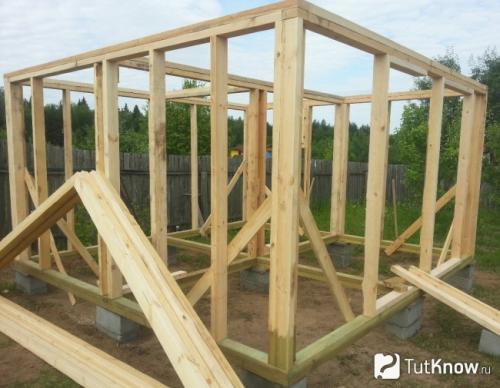 Каркасно-щитовая баня на даче своими руками. Весомые недостатки есть? 10 Каркасно-щитовая баня на даче своими руками. Весомые недостатки есть? 10