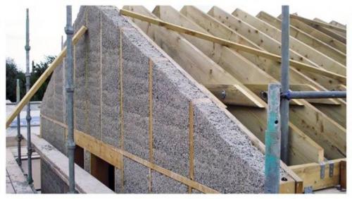 Монолитный костробетон. Костробетон и кирпичи из конопли, преимущества перед стандартным кирпичем при строительстве дома