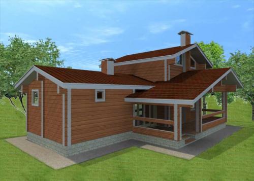Дом и баня совместно. Проекты дома с баней под одной крышей: планировка, чертежи, фото готовых проектов из бревна с беседкой для постоянного проживания