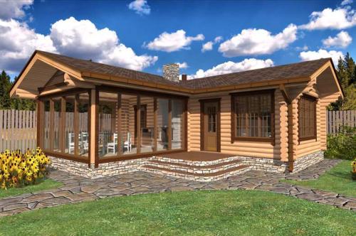 Дом и баня совместно. Проекты дома с баней под одной крышей: планировка, чертежи, фото готовых проектов из бревна с беседкой для постоянного проживания