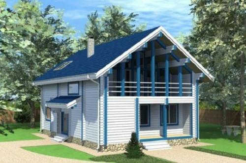 Проект небольшого дома с баней. Дома с баней под одной крышей: одно и двухэтажные проекты