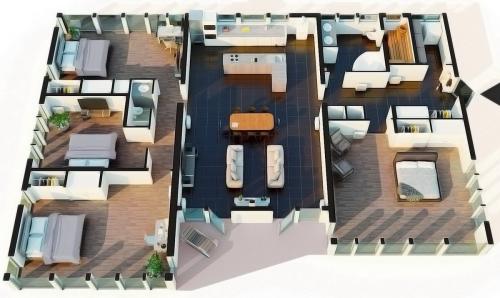 План частного дома. Оптимальная площадь дома