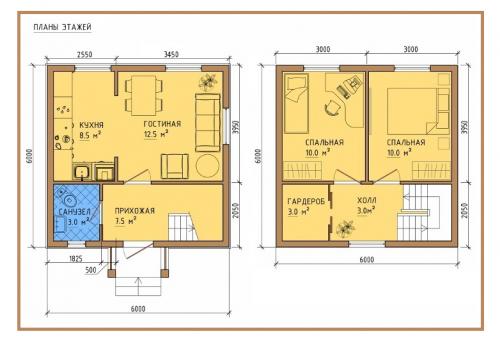 Как построить каркасный дом 6х6 своими руками. Как построить каркасный дом 6 на 6