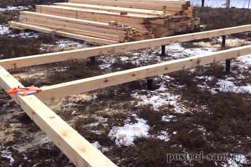Каркасный дом своими руками пошаговая инструкция. Шаг №3: Устройство пола каркасного дома своими руками 02 Каркасный дом своими руками пошаговая инструкция. Шаг №3: Устройство пола каркасного дома своими руками 02