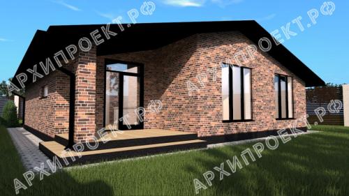 Проекты домов в стиле шале до 100 м. Проект дома в стиле шале 100 кв №173