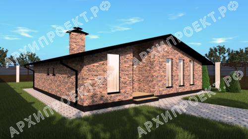 16 Красивых проектов домов в Стиле Шале. Одноэтажные дома шале 04