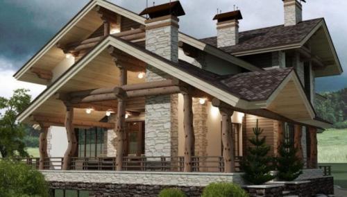 Маленький дом в стиле шале 6х4 проект. (+80 фото) Проекты домов в стиле шале