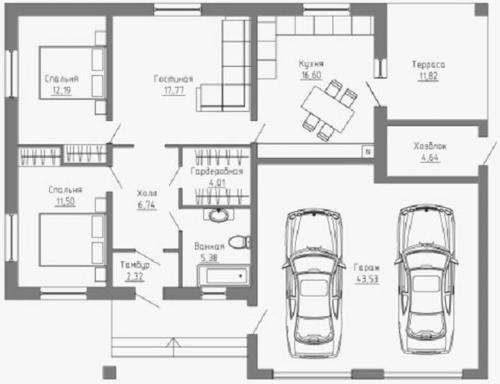Маленький дом в стиле шале 6х4 проект. (+80 фото) Проекты домов в стиле шале
